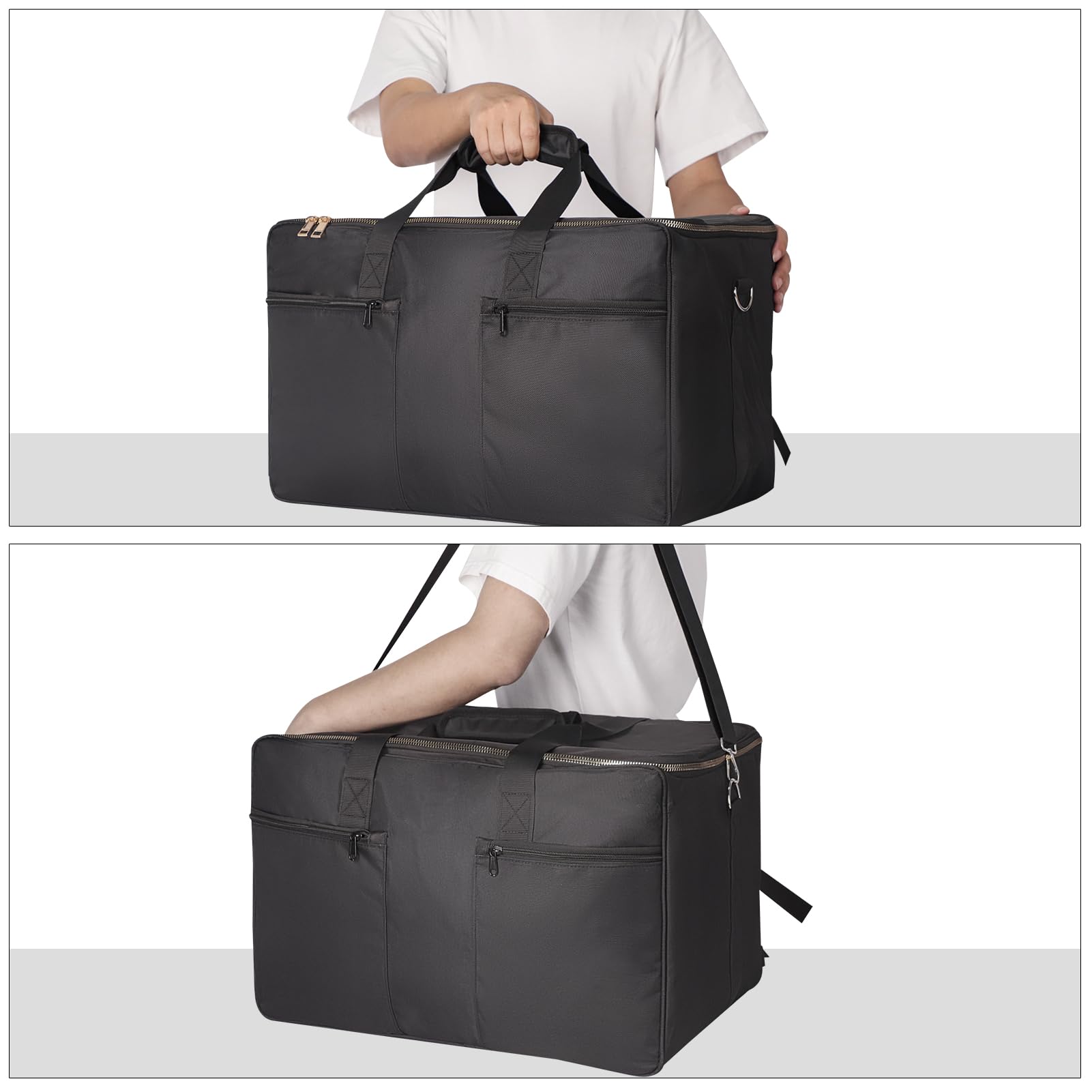 TIASUSAN Board Game Bag backpack straps enable hands free carry.
