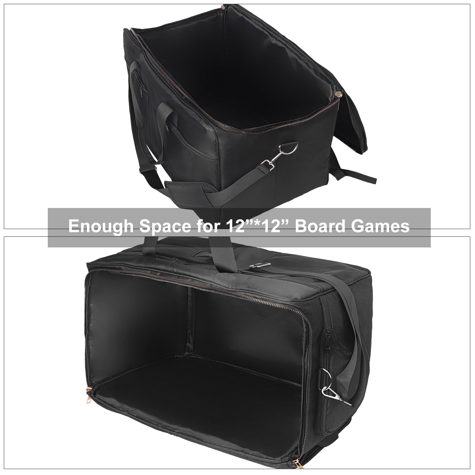 TIASUSAN Board Game Bag five pockets for organized accessories.
