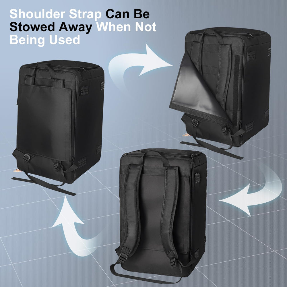 TIASUSAN Board Game Bag top handle for quick grabs.