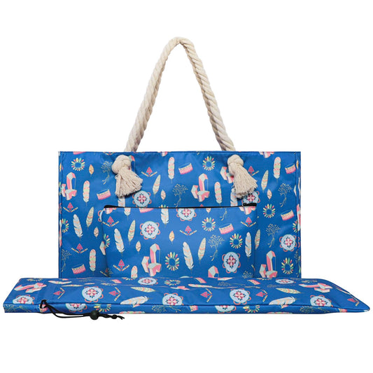 TIASUSAN empty mahjong bag front view with ample space for American tiles