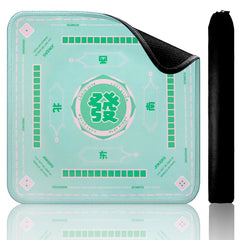 TIASUSAN green mahjong learning mat laid flat aiding beginners with rule reminders