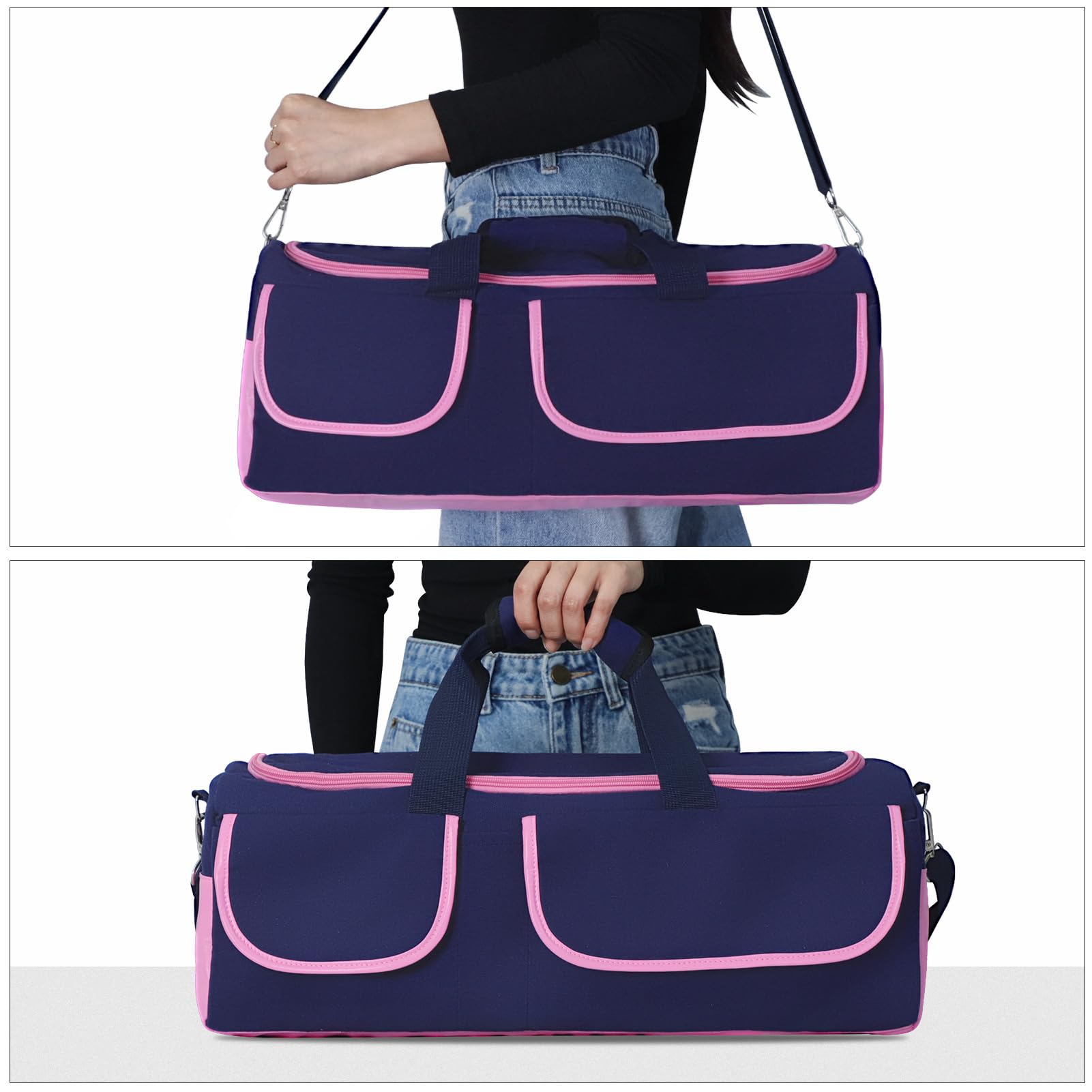TIASUSAN Mahjong bag tile compartments highlighted for easy access
