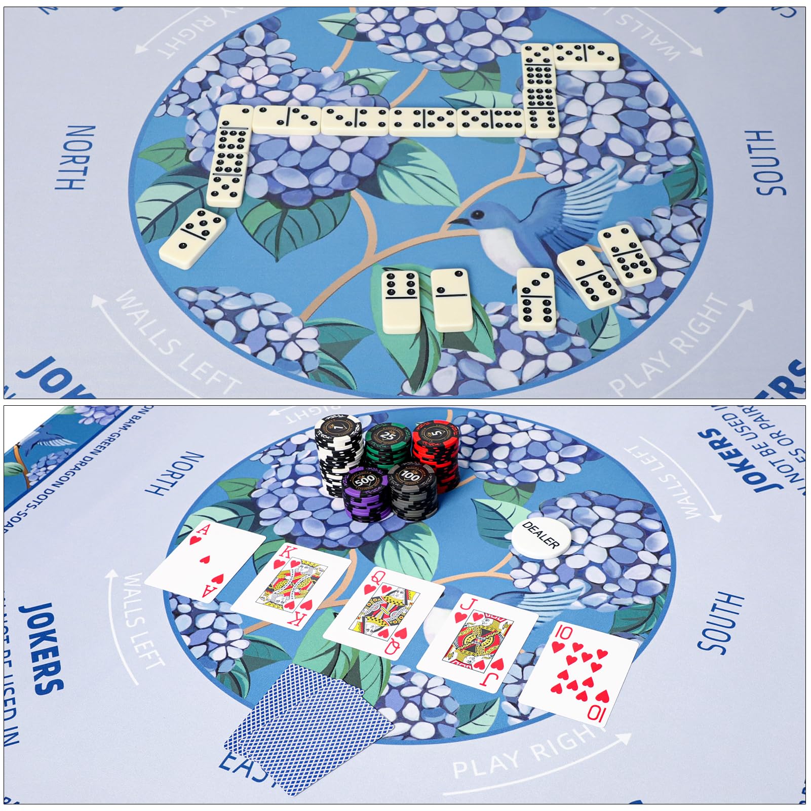 TIASUSAN noise-reducing mat minimizes table movement noise.