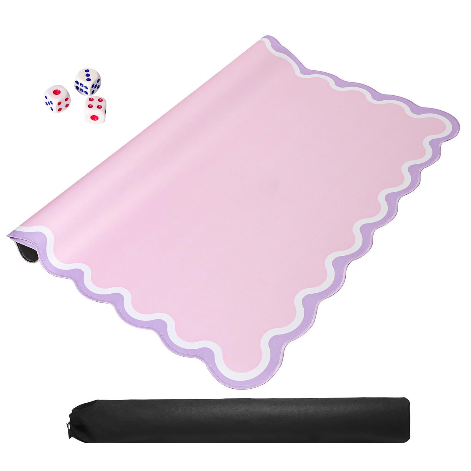 TIASUSAN mahjong mat reduces tile clatter for focus.