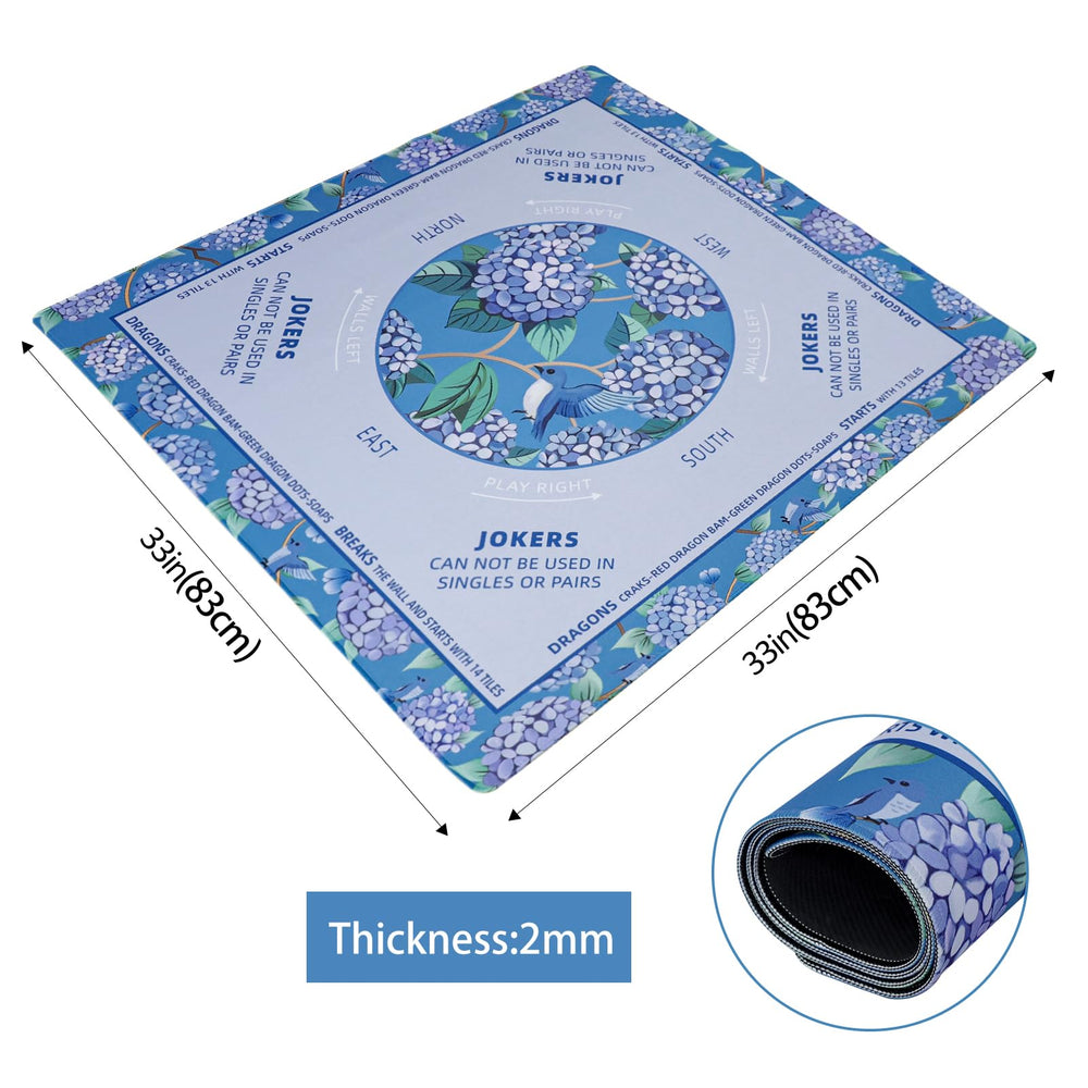 TIASUSAN non-slip back keeps the mat stable during rounds.