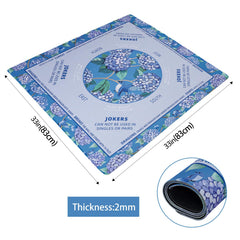 TIASUSAN non-slip back keeps the mat stable during rounds.