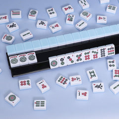 TIASUSAN mahjong racks compact measurements for easy storage.