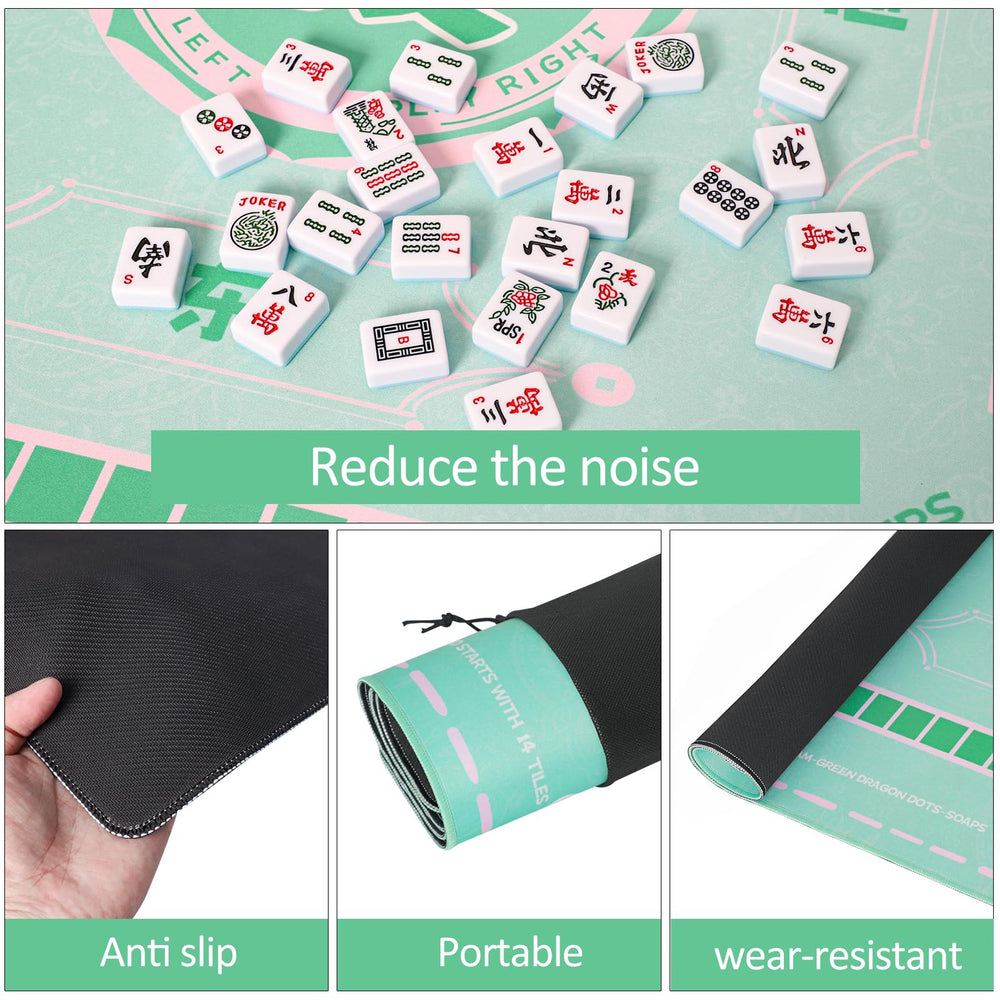 TIASUSAN noise-reducing surface minimizes tile clatter during play