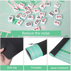 TIASUSAN noise-reducing surface minimizes tile clatter during play