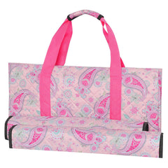 TIASUSAN pink mahjong bag with empty bag design for easy, safe transport.