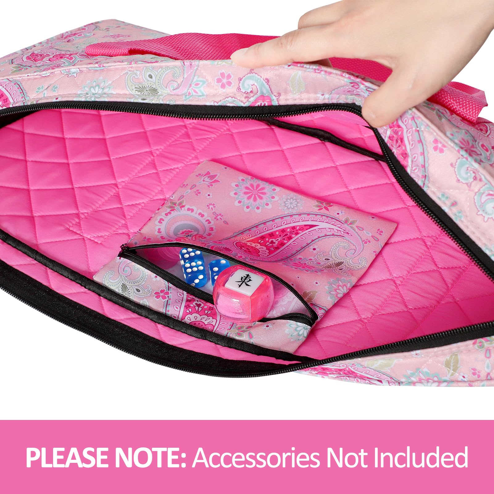 TIASUSAN mahjong bag is perfect for travel to clubs or games.