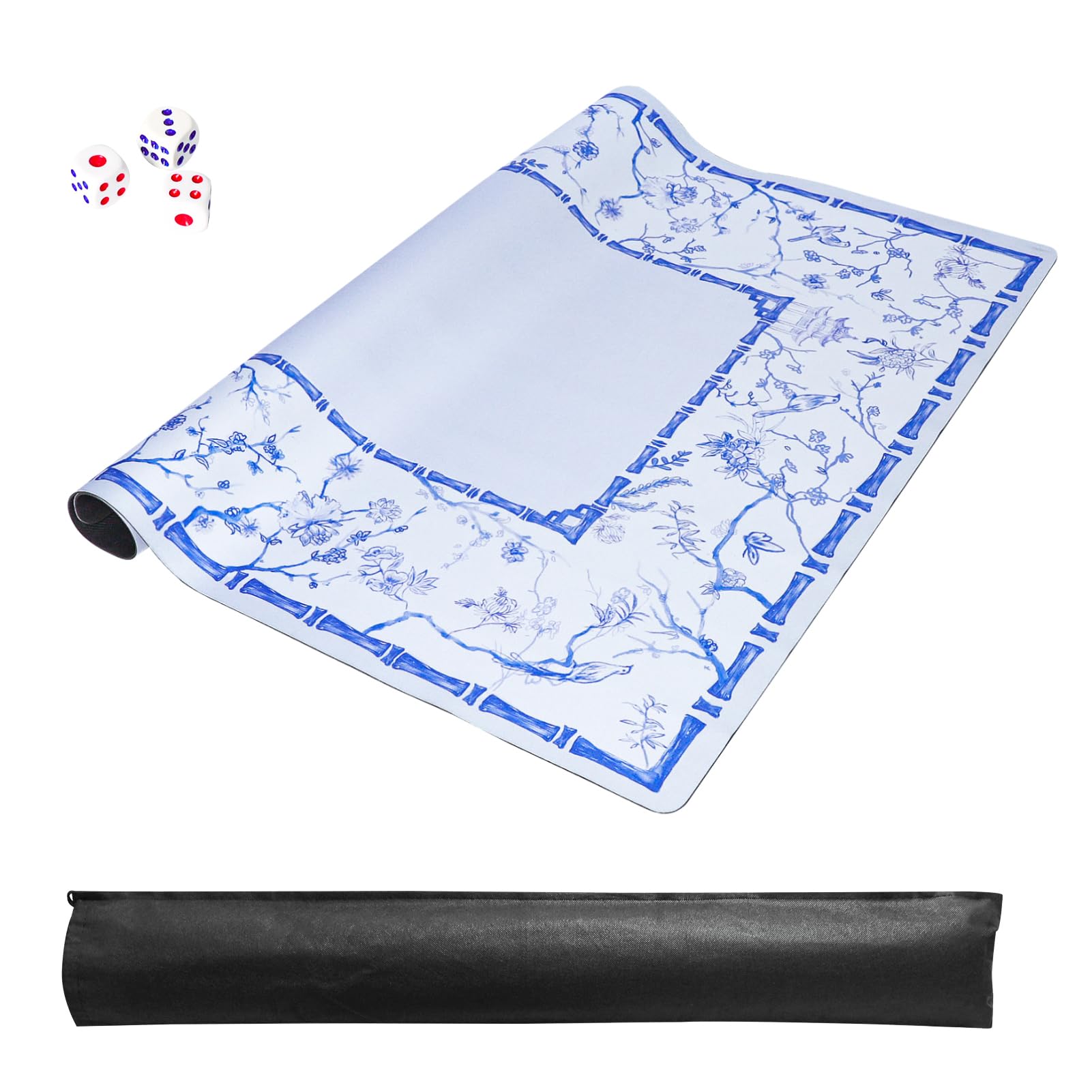 TIASUSAN slip-resistant backing keeps the mat in place.