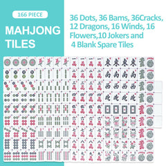 TIASUSAN 166 light-green tiles show durable melamine and clear artwork