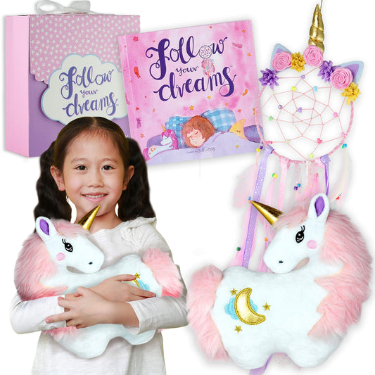 Tickle & Main Dreaming with Unicorns storybook paired with plush companion