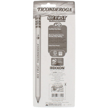 Ticonderoga My First Primary Pencil 2 Pack ideal for homework and classroom practice.