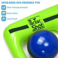 TicTac Shot red 8-inch inflatable ball ready for play.