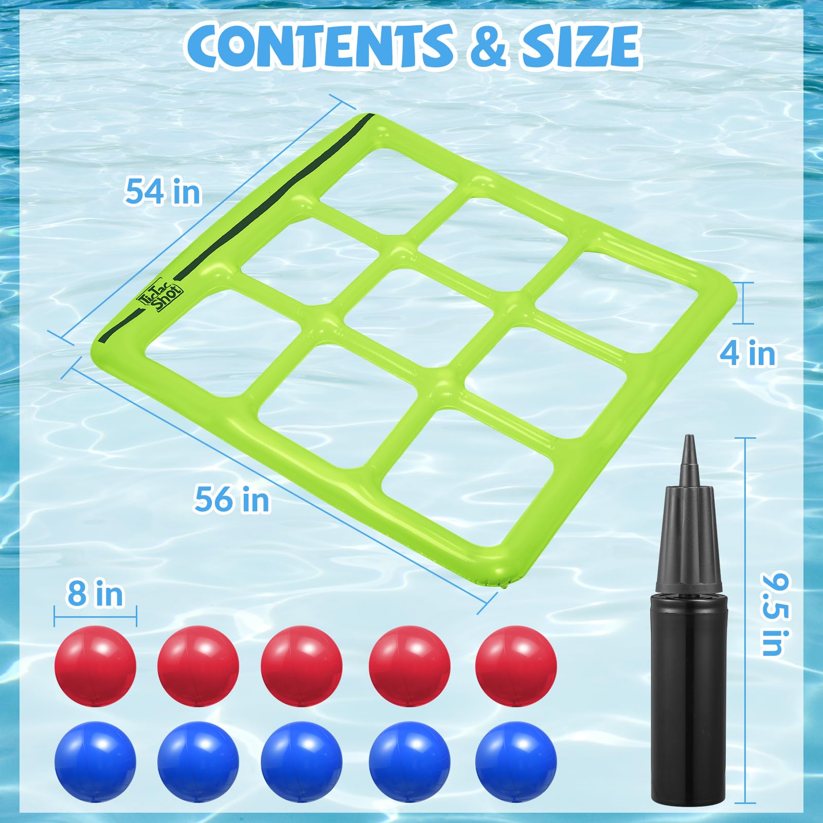 TicTac Shot safe non-toxic PVC material for family use.