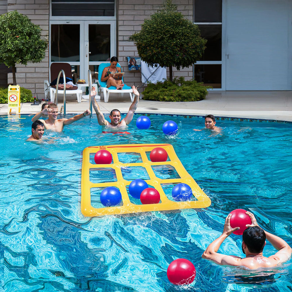 TicTac Shot pump included for easy inflation and fast pool fun.