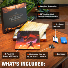 TIDYBOSS DND battle grid mats emphasize modular terrain for adaptable encounters
