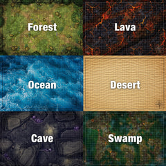 Tidyboss DND cave terrain grid delivers dark, dramatic combat zones.