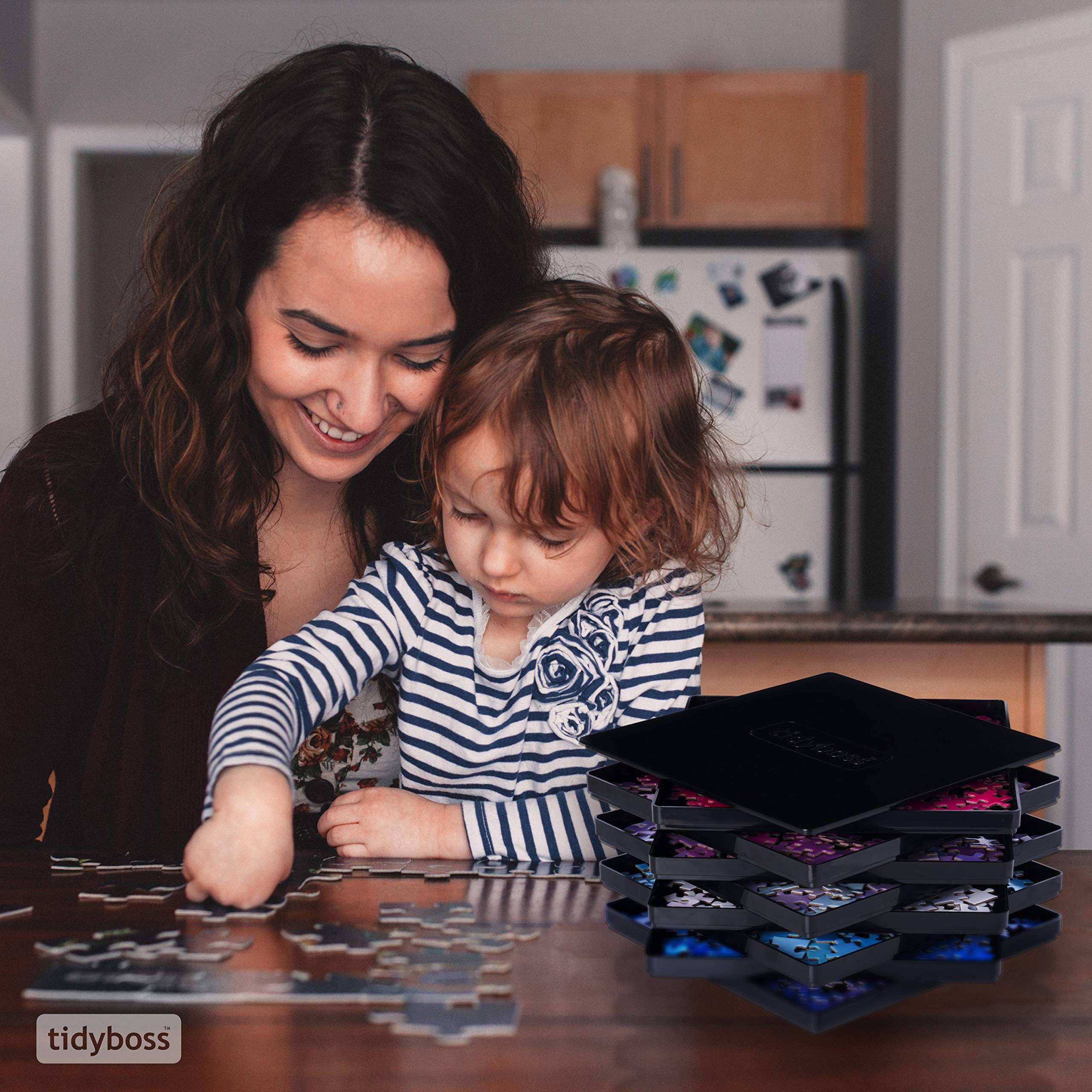TIDYBOSS durable ABS plastic trays withstand daily use.