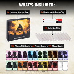 TIDYBOSS player card set for quick turn reference during sessions