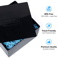 TIDYBOSS puzzle sorting trays with black background for clear piece contrast.