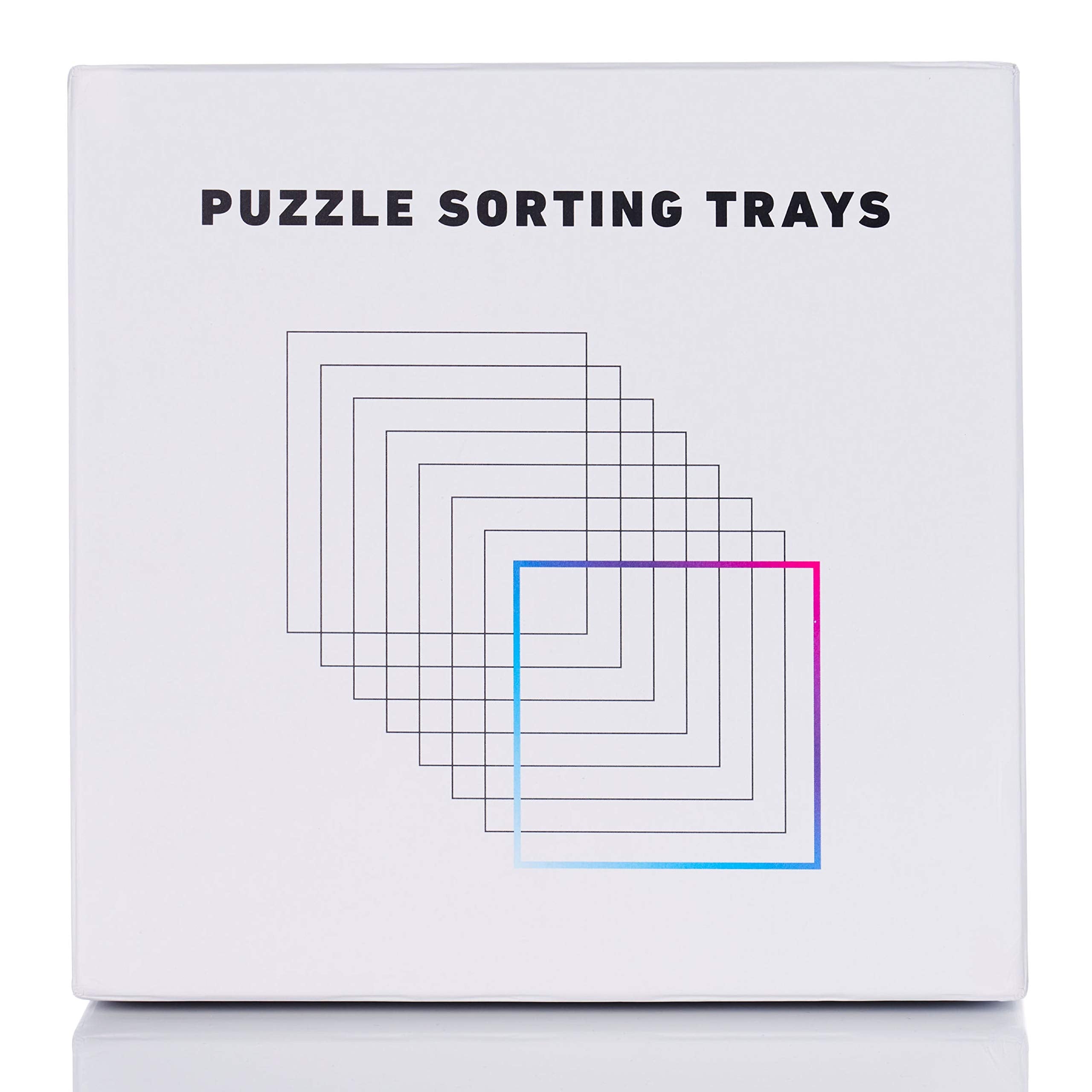 Tidyboss puzzle sorting trays by color and pattern for efficient arranging