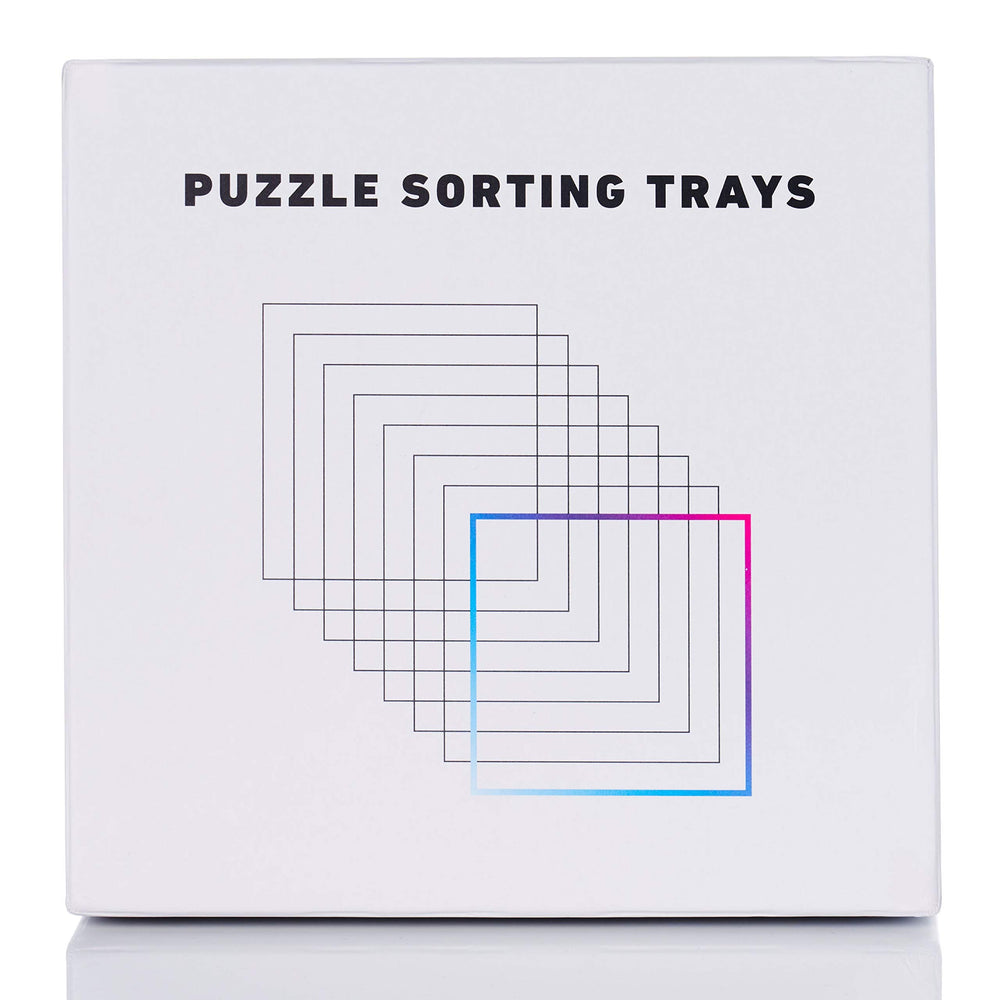 Tidyboss puzzle sorting trays by color and pattern for efficient arranging