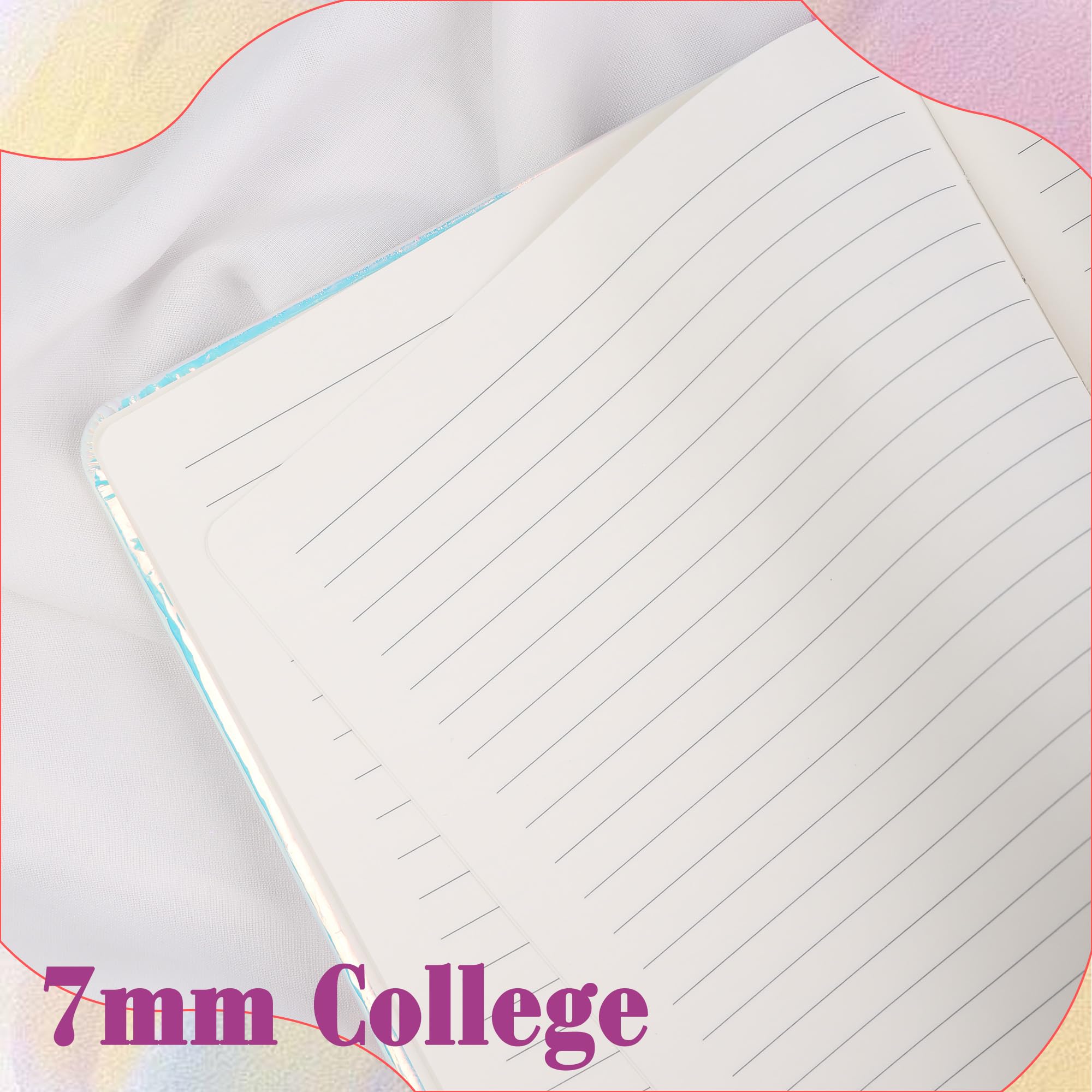 TIEFOSSI A5 notebook with 160 pages supports journaling and drawing.