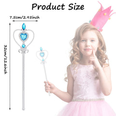 TIESOME angel wand sparkles rhinestones, ideal party photo prop