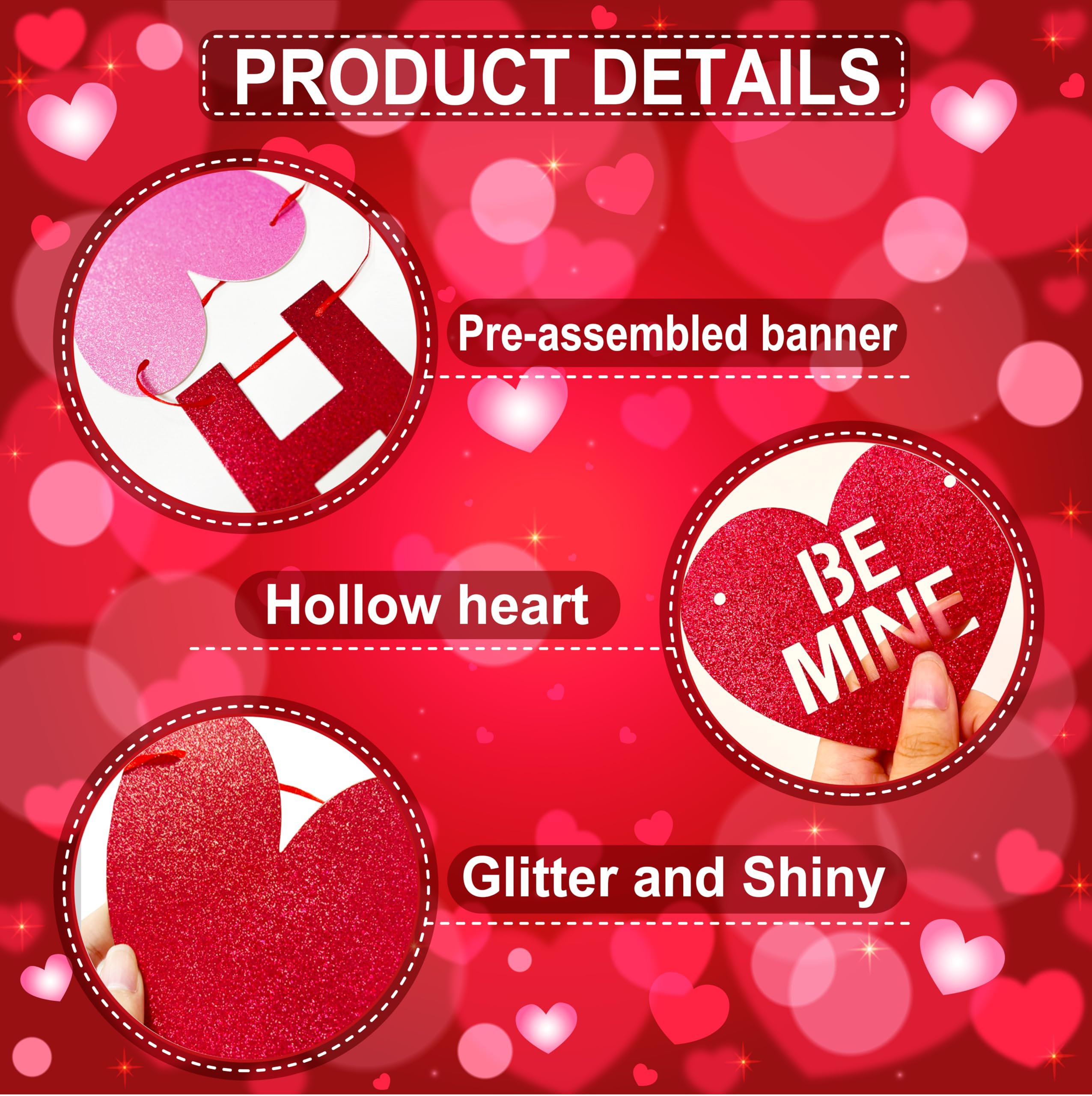 Tifeson glitter card stock decor feels premium and fade-resistant for reuse.