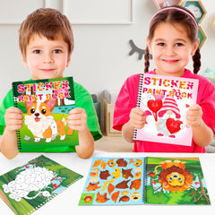 Tifeson sticker book with 24 designs for varied kids' crafts.