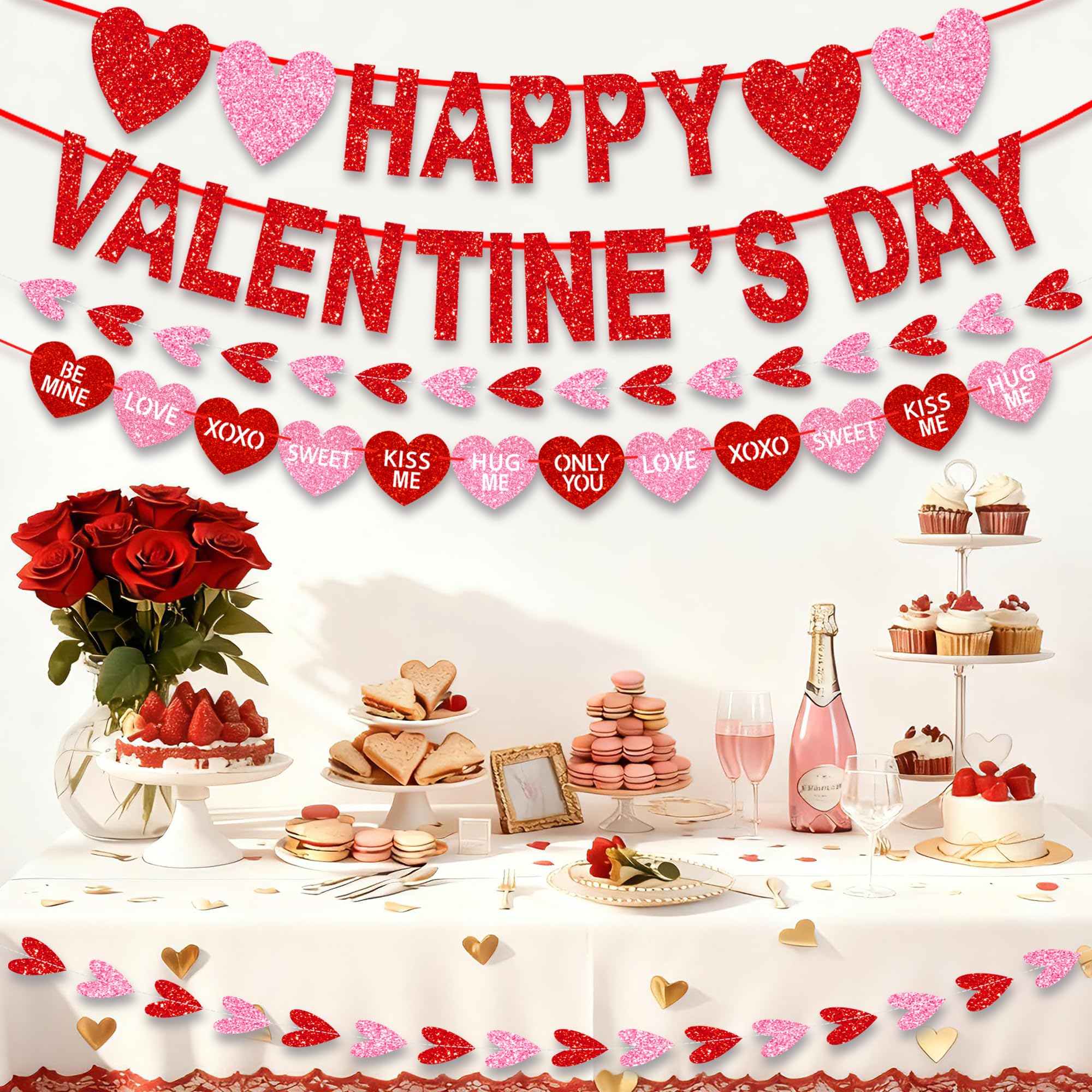 Tifeson valentines decor for wall, ceiling, or window enhances room ambiance.
