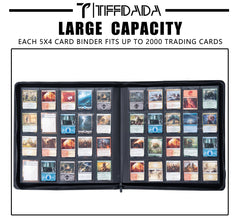 TIFFDADA binder 20-pocket page open for easy viewing