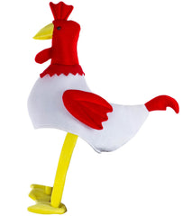 Tigerdoe chicken moving-ear hat for school plays.