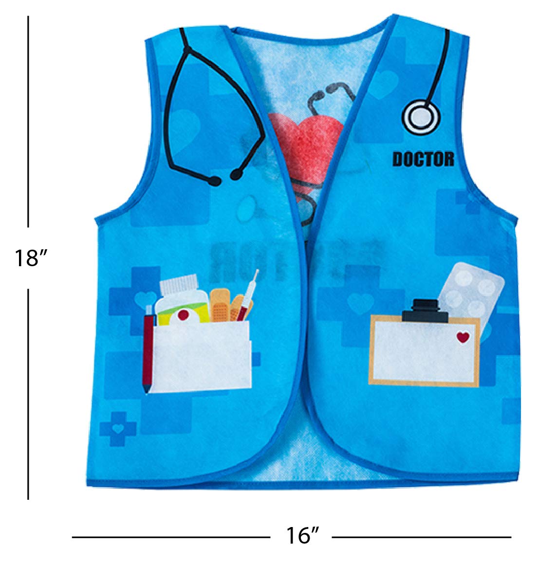 Tigerdoe dress up vest chef-baker: inspires culinary pretend play and creativity