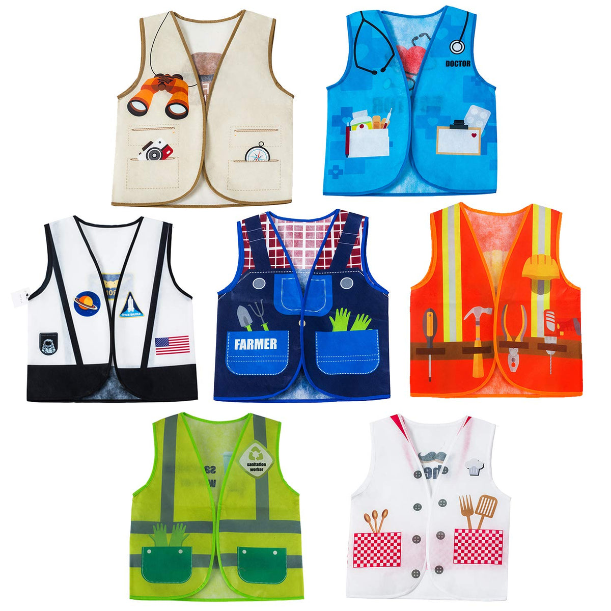 Tigerdoe dress up vest doctor: sparks imaginative drama and pretend play for toddlers