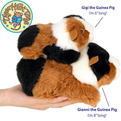 TigerHart Gigi 6-inch plush shows compact size for on-the-go fun.