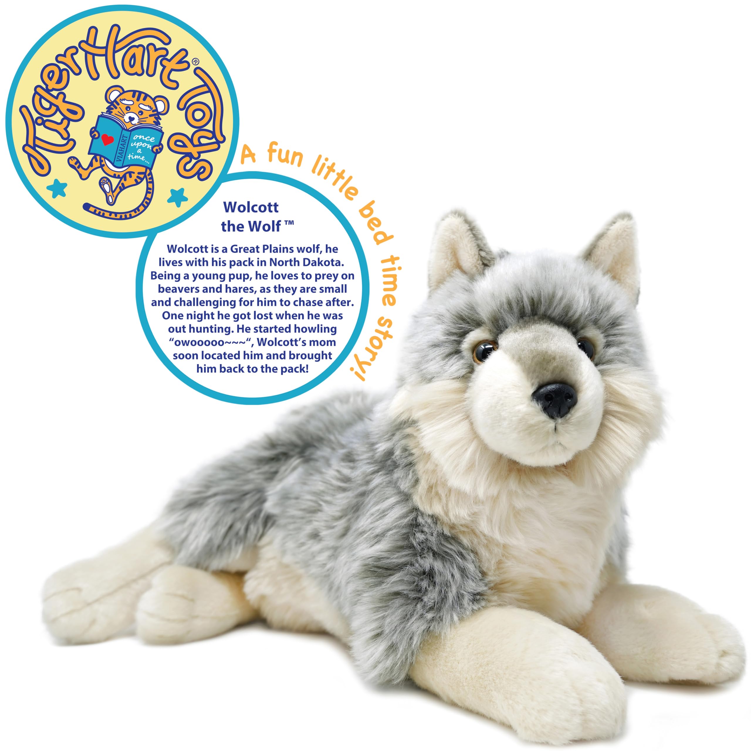 TigerHart Whitaker Wolf is suitable for children aged 3+ during play.