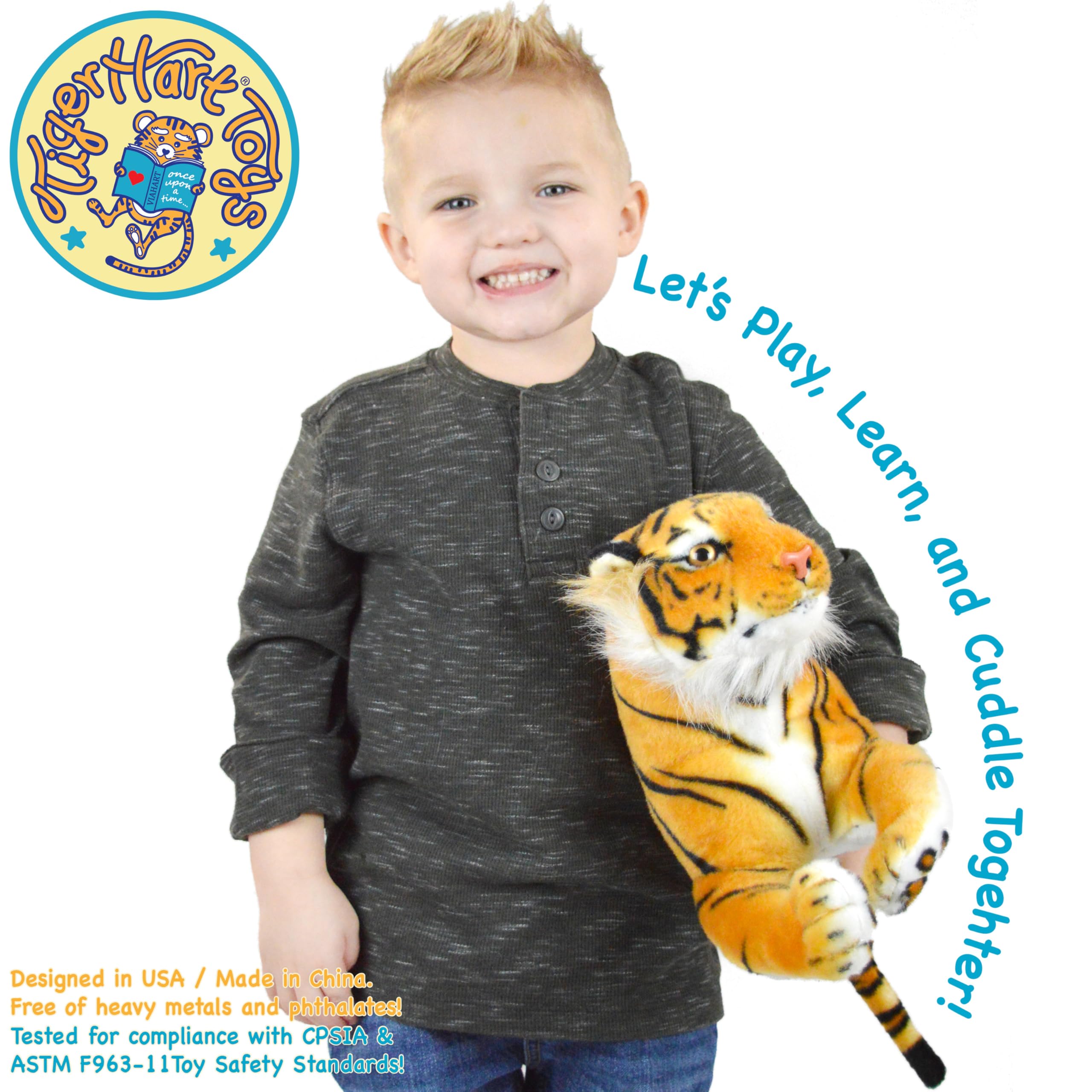 TigerHart Arrow measures 17 inches, great for shelves and bedtime decor.