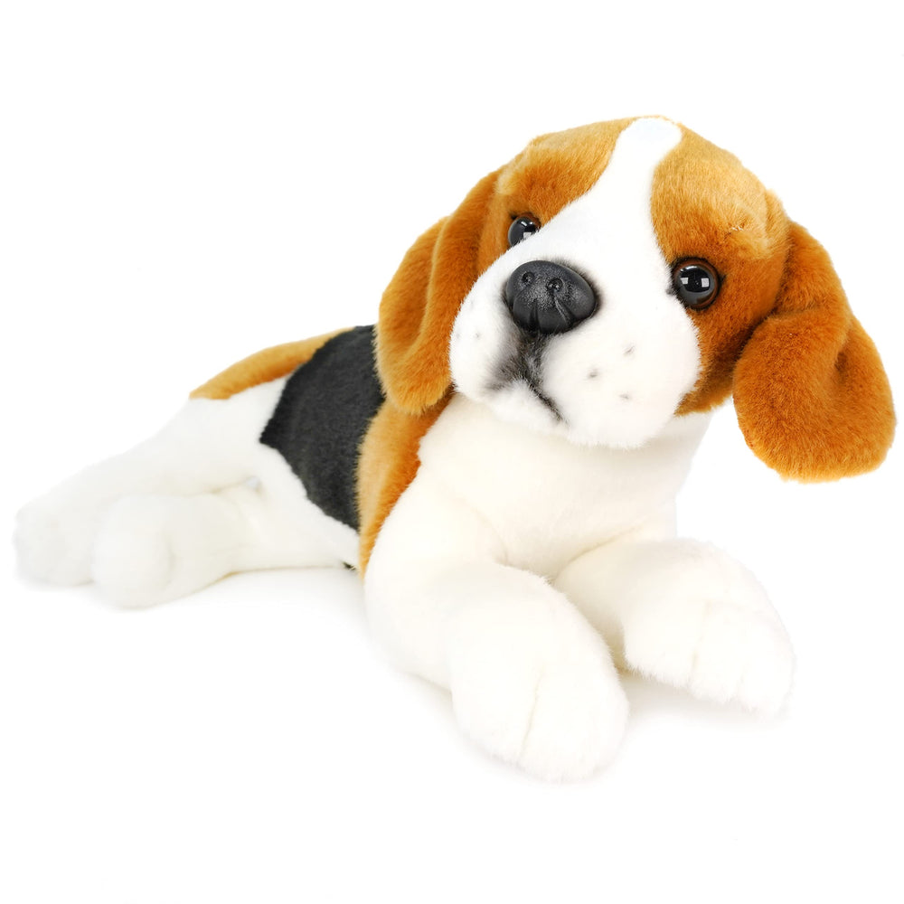 TigerHart Burkham Beagle plush, 14-inch size, cuddly companion for kids.