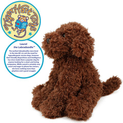 TigerHart Laurel close-up, secure stitching around eyes for cuddling