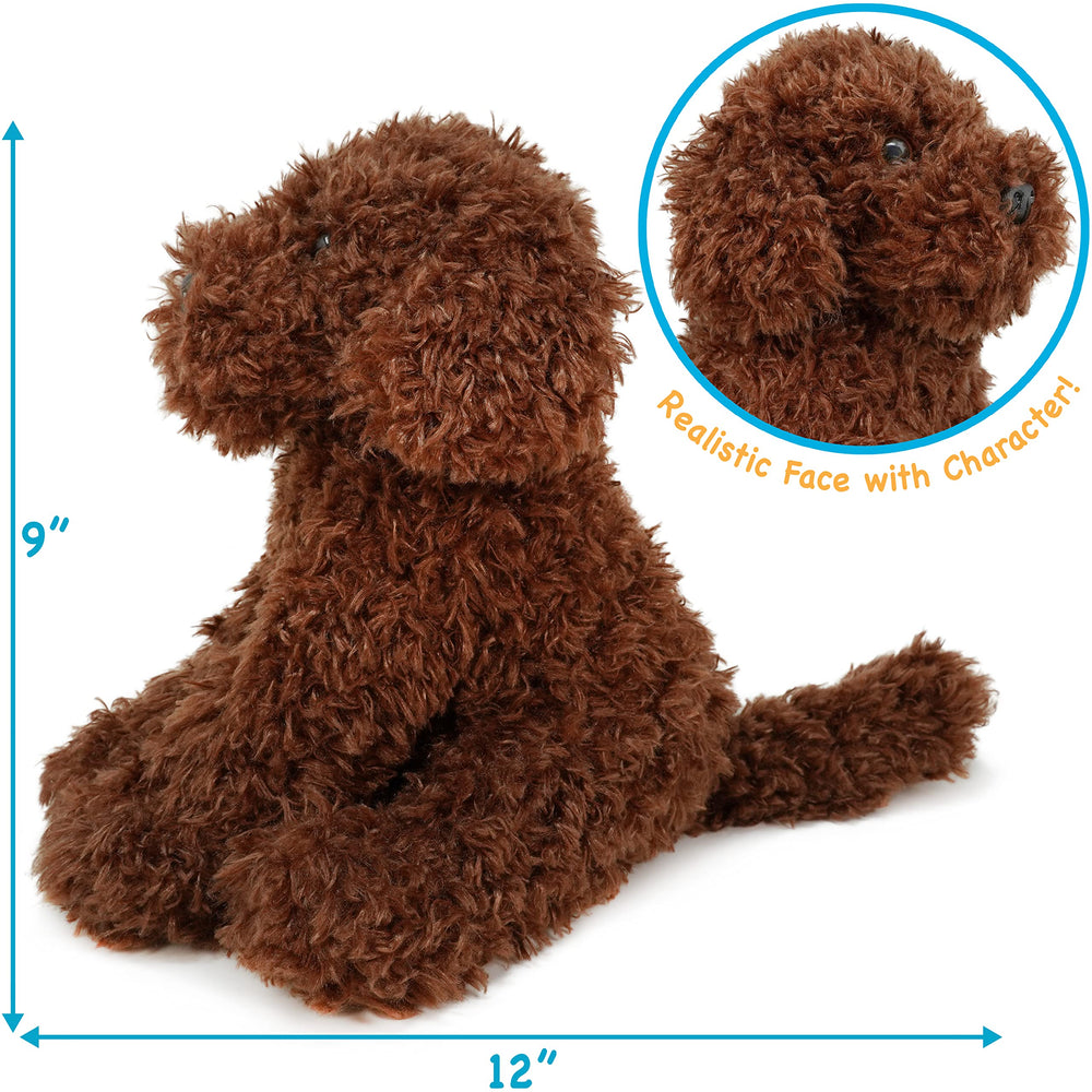 TigerHart Laurel plush side view, showcasing cozy fur and compact size