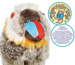 TigerHart Mambo The Mandrill plush cuddle for comforting, kid-friendly companionship.