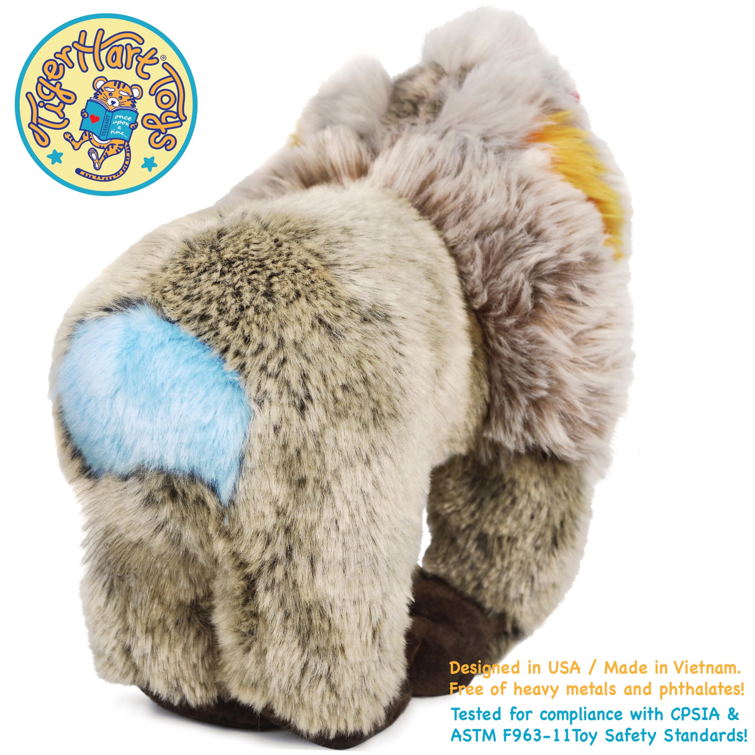TigerHart Mambo The Mandrill sized plush with weighted beads for sturdy snuggles.