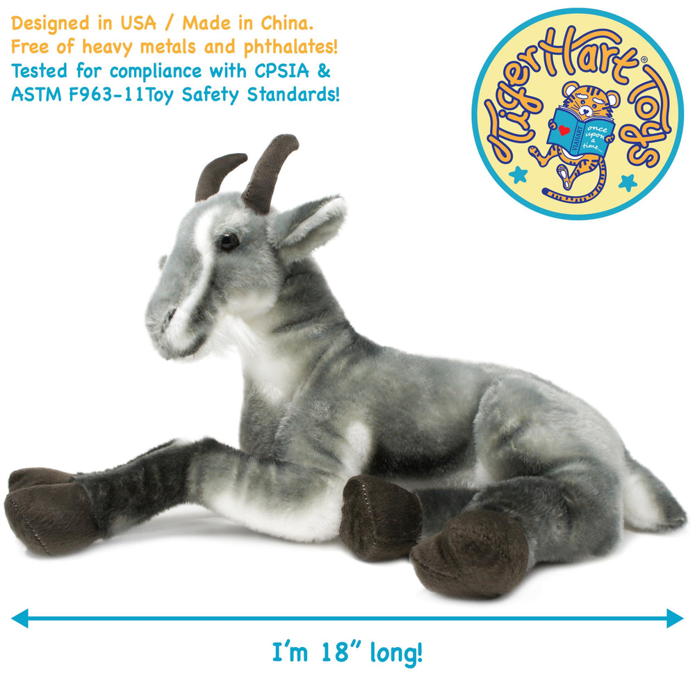 TigerHart Patrick plush fabric close-up reveals high-quality materials and cozy texture