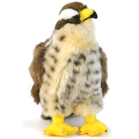 TigerHart Percival plush 9-inch falcon with soft fur for comforting hugs.