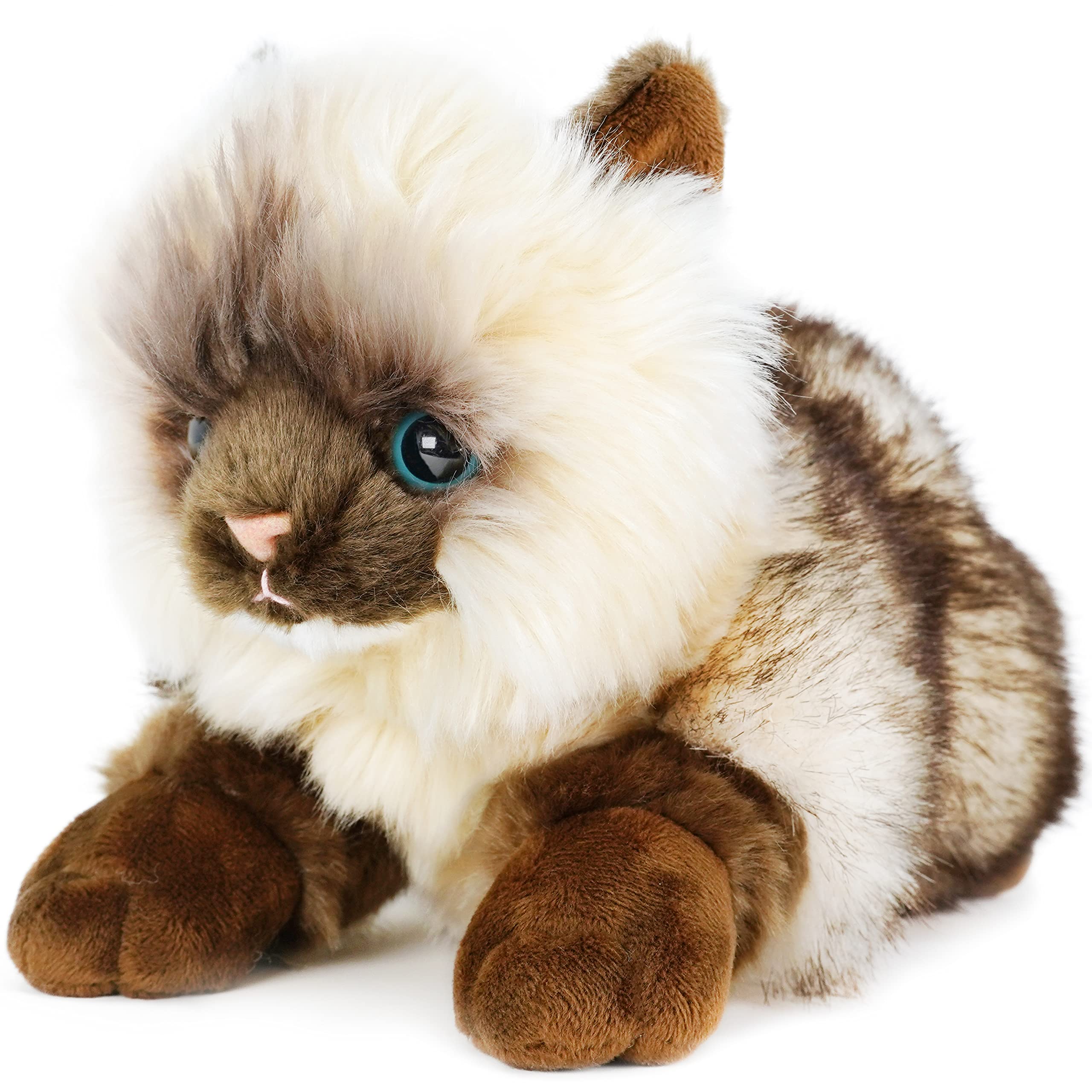 TigerHart Snowy 12-inch plush toy for cuddly bedtime companionship