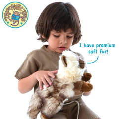 TigerHart Snowy securely stitched construction for durable hugs